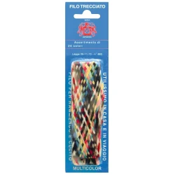 Multicoloured wool braid for darning - 24 colours 2