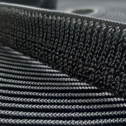 Elastic Velcro tape 25mm black and white sewing loop + elastic loop 2