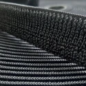 Elastic Velcro tape 25mm black and white sewing loop + elastic loop