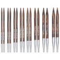 Set of wooden circular knitting needles with interchangeable tips ranging from 3.50 to 8.00 and wire - 223802 Prym