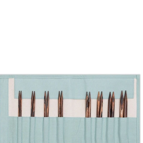 Set ferri maglia circolari in legno con punte da 3,50 a 8,00 e filo intercambiabili - 223802 Prym