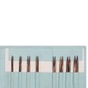 Set of wooden circular knitting needles with interchangeable tips ranging from 3.50 to 8.00 and wire - 223802 Prym