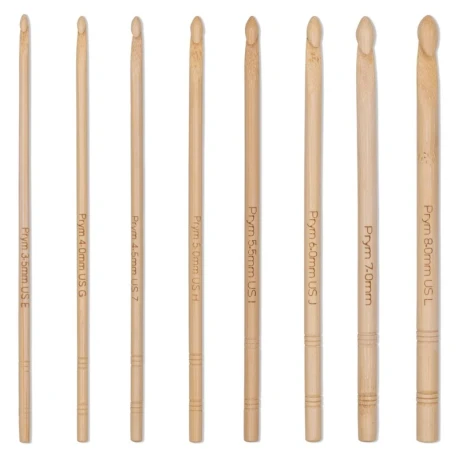 Set da 8 uncinetti Prym in bambù naturale ecosostenibile - 197610 Prym