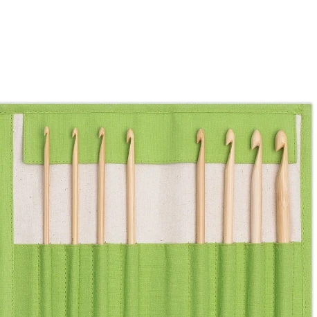 Set da 8 uncinetti Prym in bambù naturale ecosostenibile - 197610 Prym