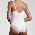 Lepel shaping wireless lace bodysuit with cotton lining