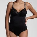 Lepel shaping wireless lace bodysuit with cotton lining