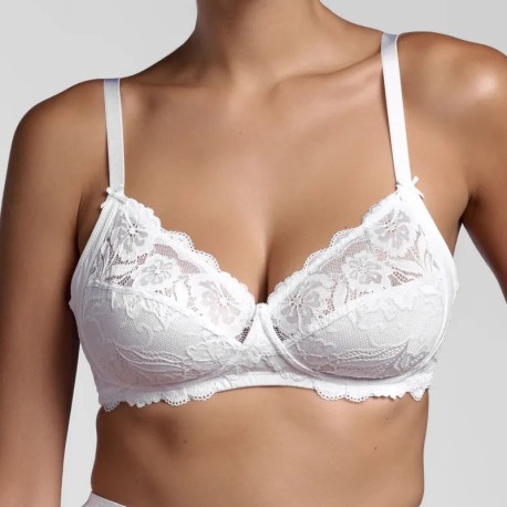 Wireless bra in soft, refined lace - 250 Lepel Belseno