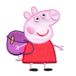 Peppa Pig © - Toppa termoadesiva Patch ricamata