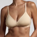 Reggiseno Preformato con coppe senza cuciture, fianchi in pizzo - 260 Belseno Lepel