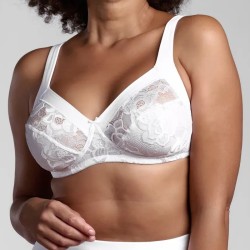 Reggiseno senza ferretto con morbido ed esclusivo pizzo floreale Art. 230 Belseno Lepel