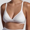 Reggiseno in puro cotone con incrocio e senza ferretto Art. Elettra