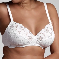 Lepel Belseno cotton lace wireless bra with support wings 2