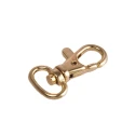Gancio o moschettone a molla misura passo 20mm lunghezza 39mm colore oro - FF144 Benox