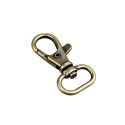 Gancio o moschettone a molla misura passo 20mm lunghezza 39mm colore bronzo ottone - FF144 Benox