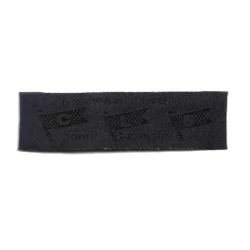 Rectangular thermoadhesive patch embroidery blue