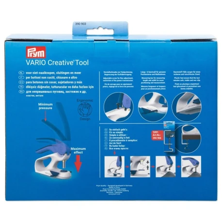 VARIO Creative Tool Prym pressa per bottoni automatici, occhielli e rivetti - 390903 Prym