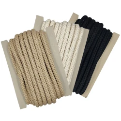Cordone intrecciato in Cotone Ø 12mm per realizzare manici e tracolle per borse