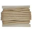 Cordone intrecciato in Cotone Ø 12mm per realizzare manici e tracolle per borse - colore beige corda