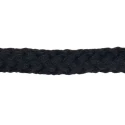 Cordone intrecciato in Cotone Ø 12mm per realizzare manici e tracolle per borse - colore nero