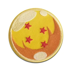 Dragon Ball Goku's dragon ball with four stars embroidered and heat-adhesive patch application
