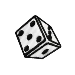 Dado da gioco applicazione patch ricamata - Modidea