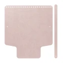 Patella borsa con manico in ecopelle 20 x 22 cm