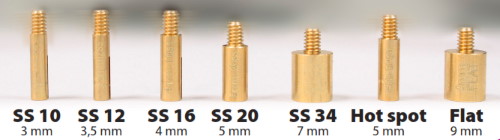 set di 7 matrici per applicatore strass